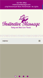 Mobile Screenshot of instinctivemassage.com